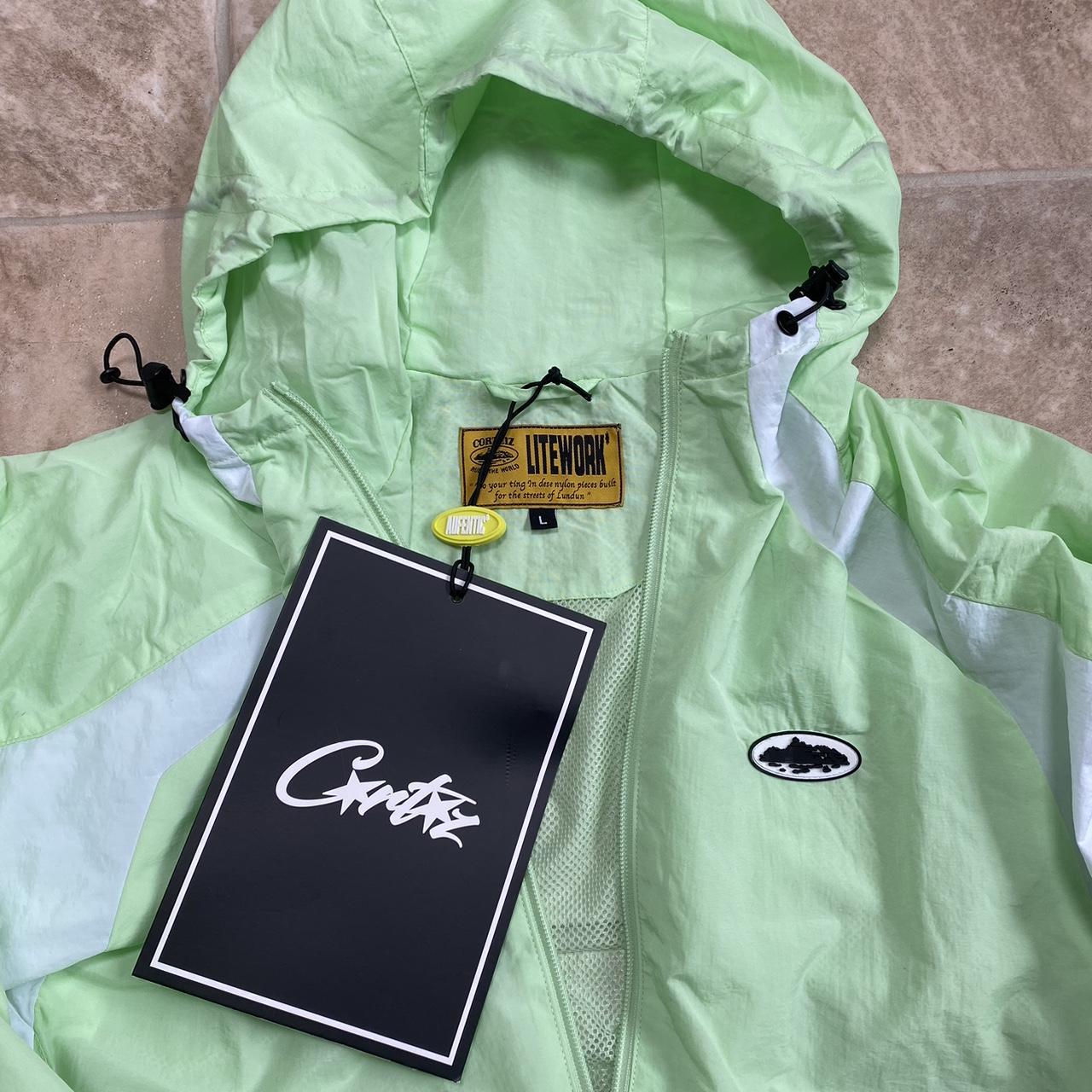 Corteiz Spring Jacket Mint ナイロンジャケット Corteiz Spring Jacket Mint &White size L Brand New | Depop