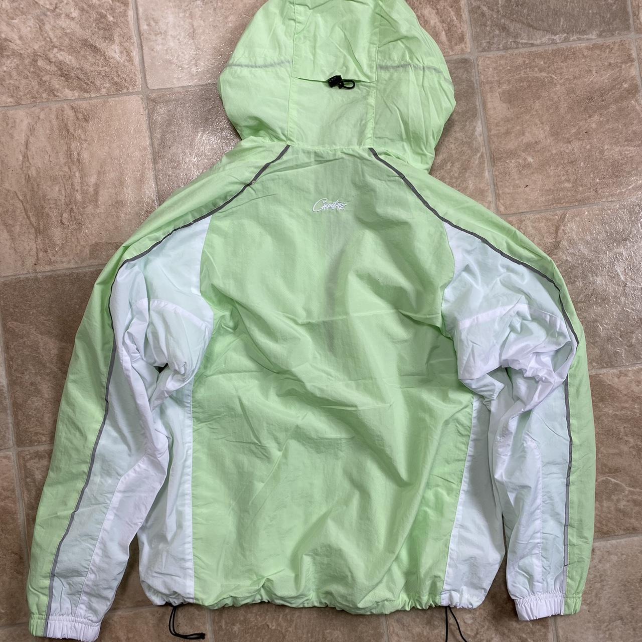 Corteiz Spring Jacket Mint &White size L Brand New | Depop