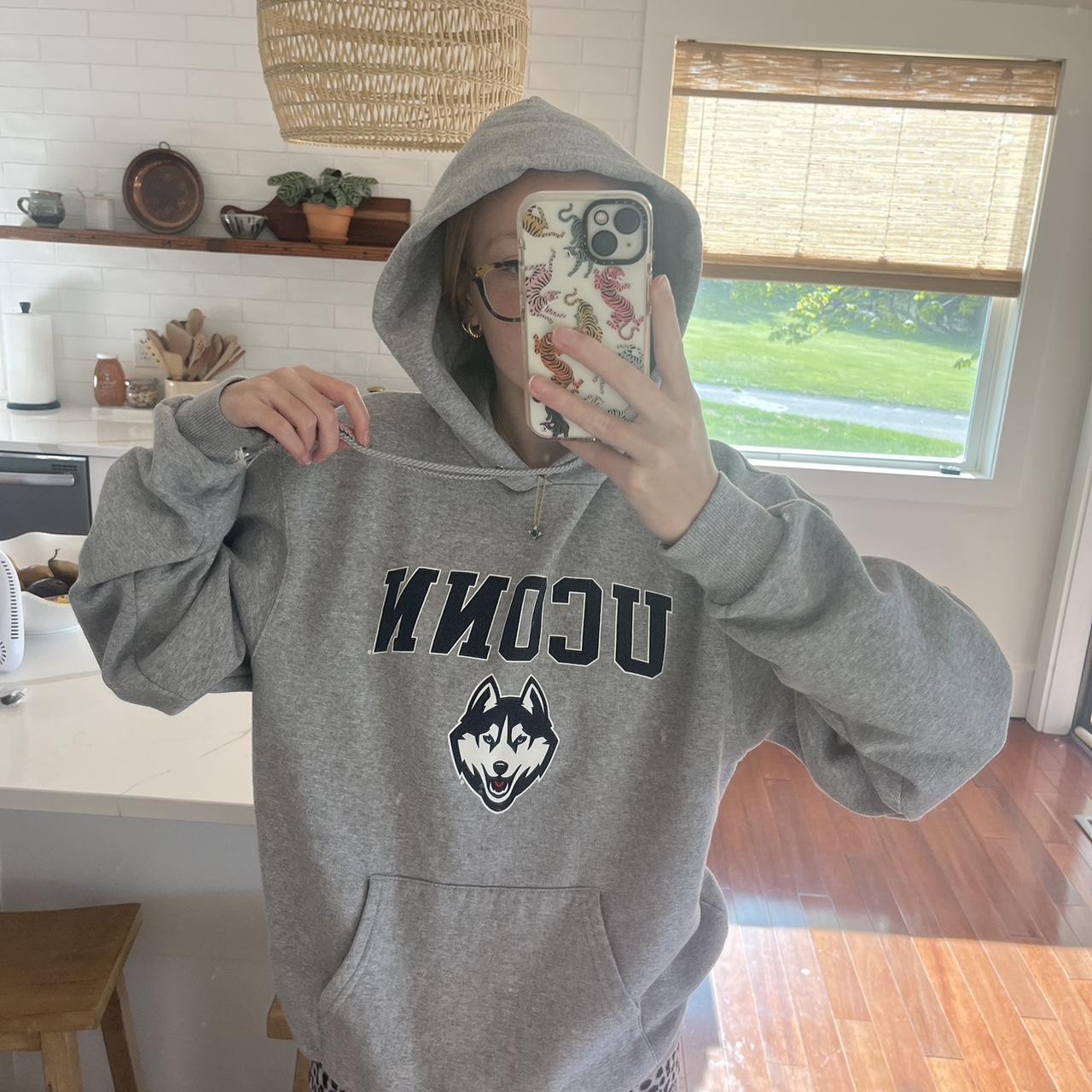 UCONN Grey Hoodie Perfect condition, from the... Depop