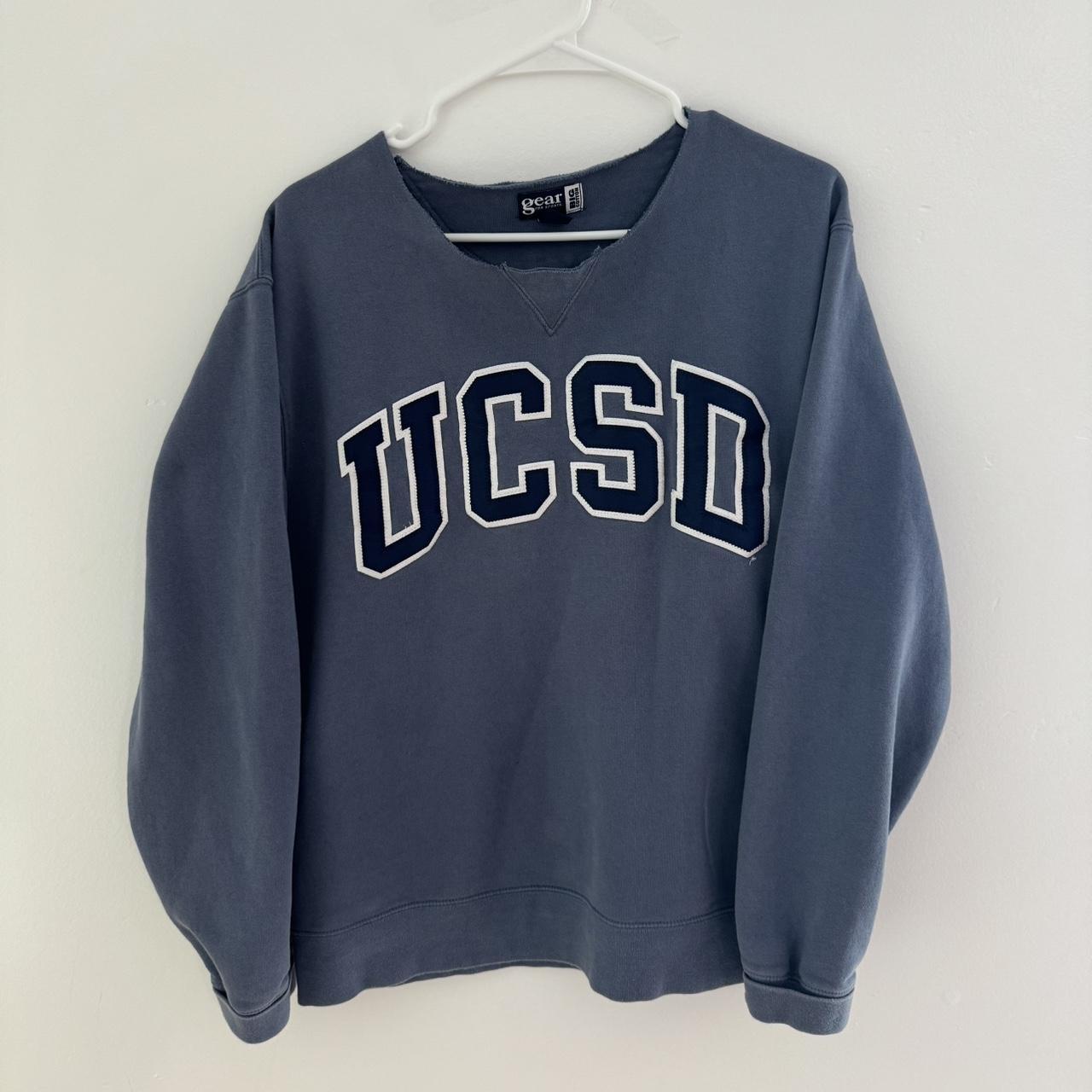 UCSD Gear For Sports Sweatshirt -Size S -Grey Blue... - Depop