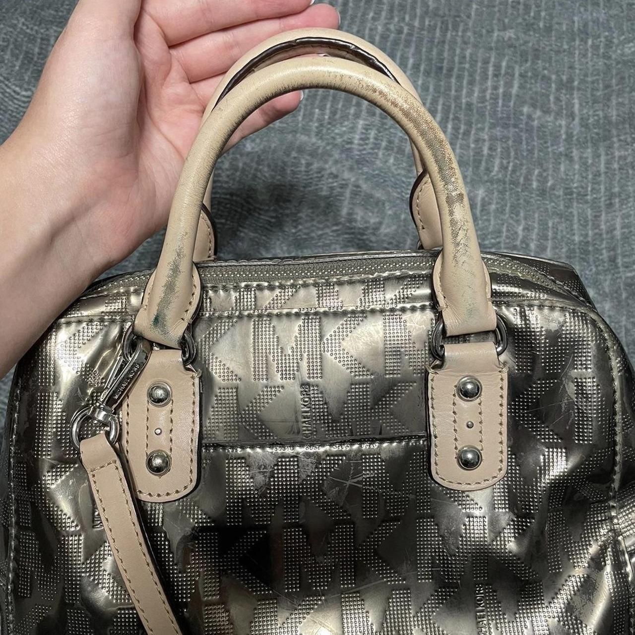 Michael Kors | Bags | New Mk Grey And Silver Purse With Bag I Got It For  Gift But Never Carried It | Poshmark