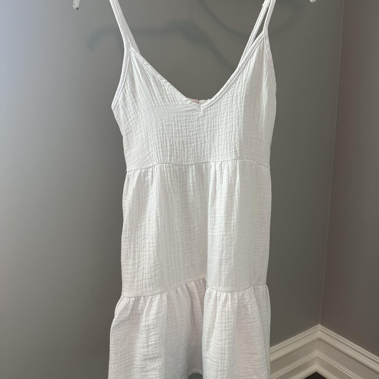 womens white sun dress