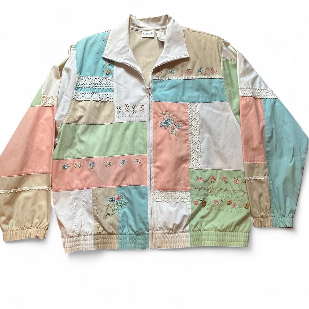Women's Jacket - Multi - L – Embroidered patchwor… - image 1