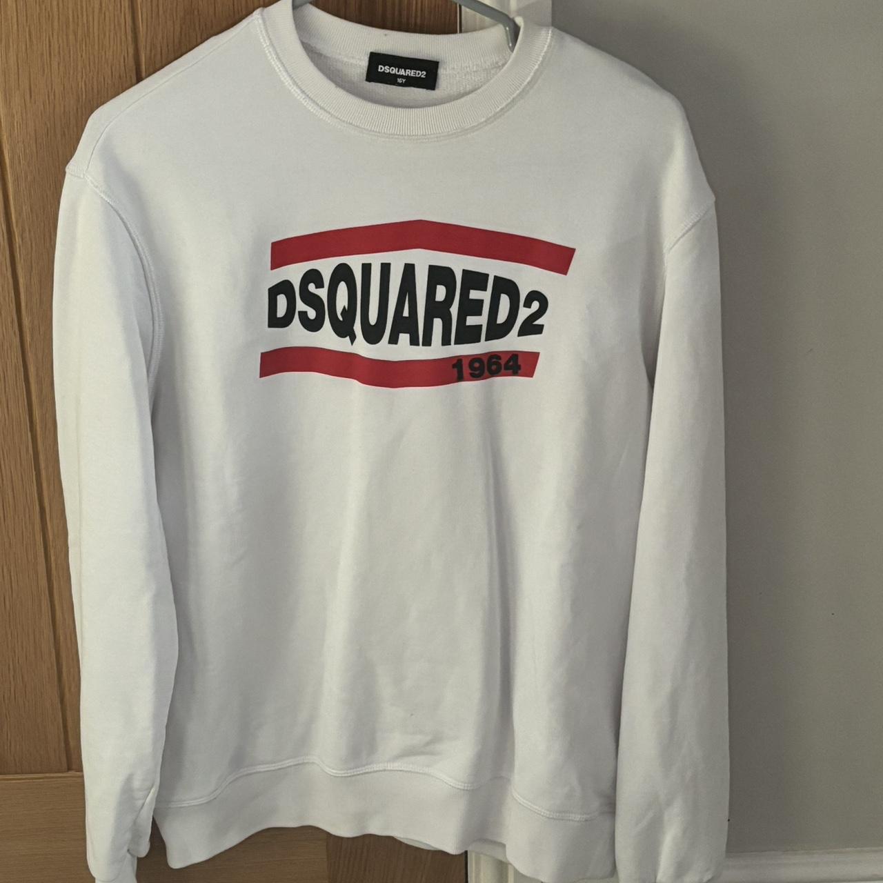 Dsquared2 jumper white best sale