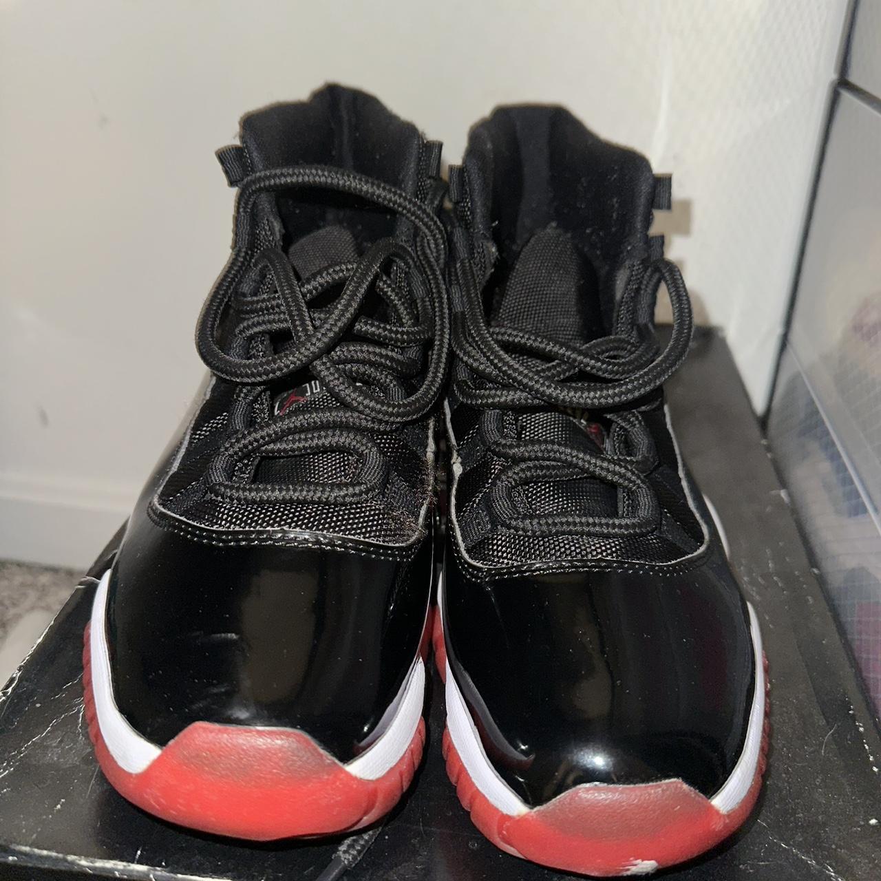jordan bred 11 size 7y
