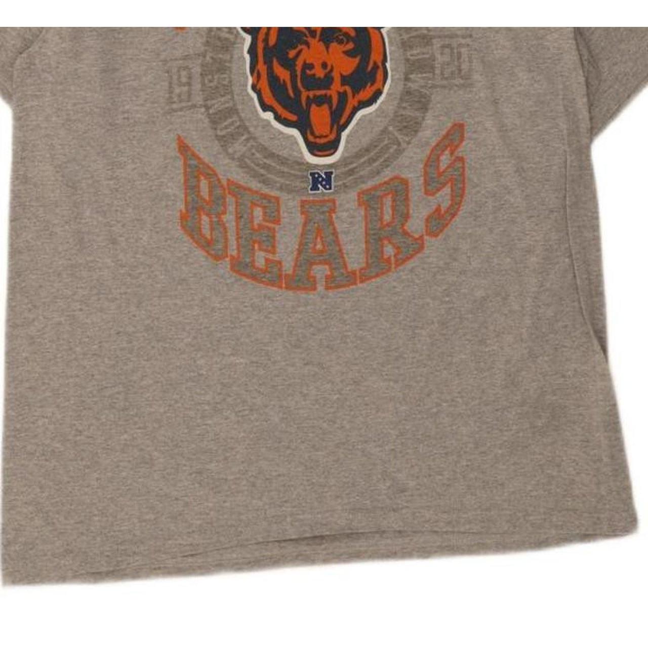 NFL Mens Chicago Bears Graphic T-Shirt Top Large Grey Cotton image 7