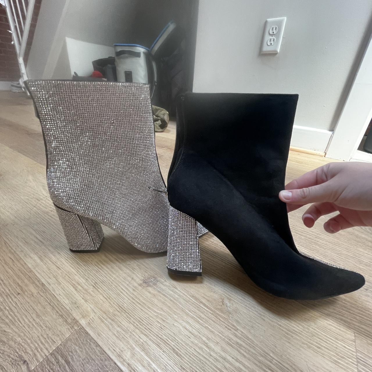 Cape Robbin Rhinestone Sparkly Ankle Booties Size. Depop