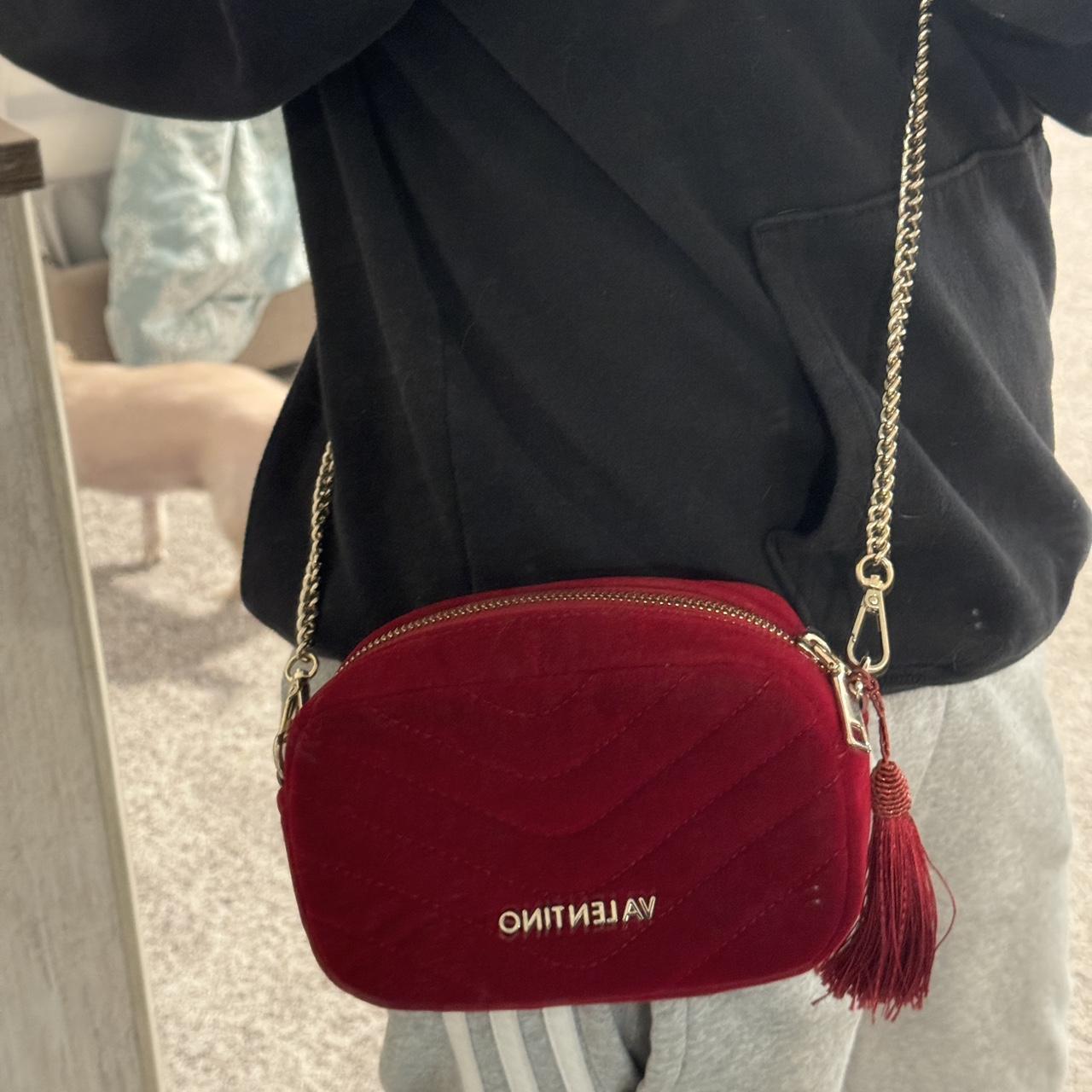 Mario valentino velvet bag hotsell