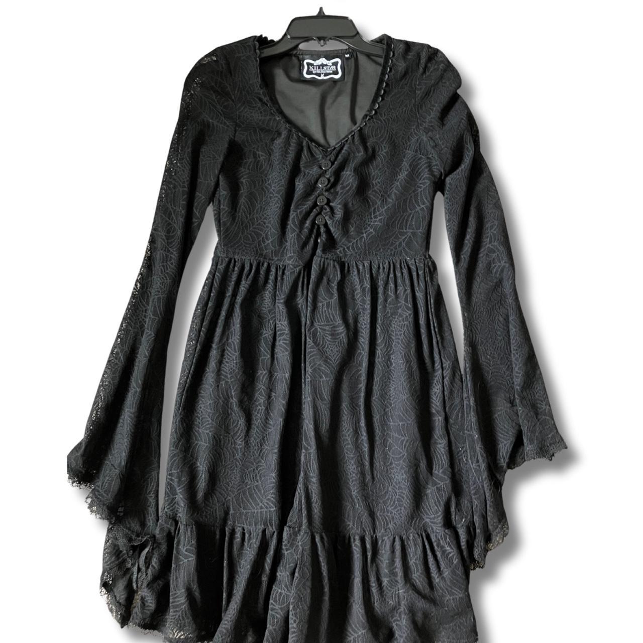 KILLSTAR Casket Cutie spiderweb dress with lace web | Depop