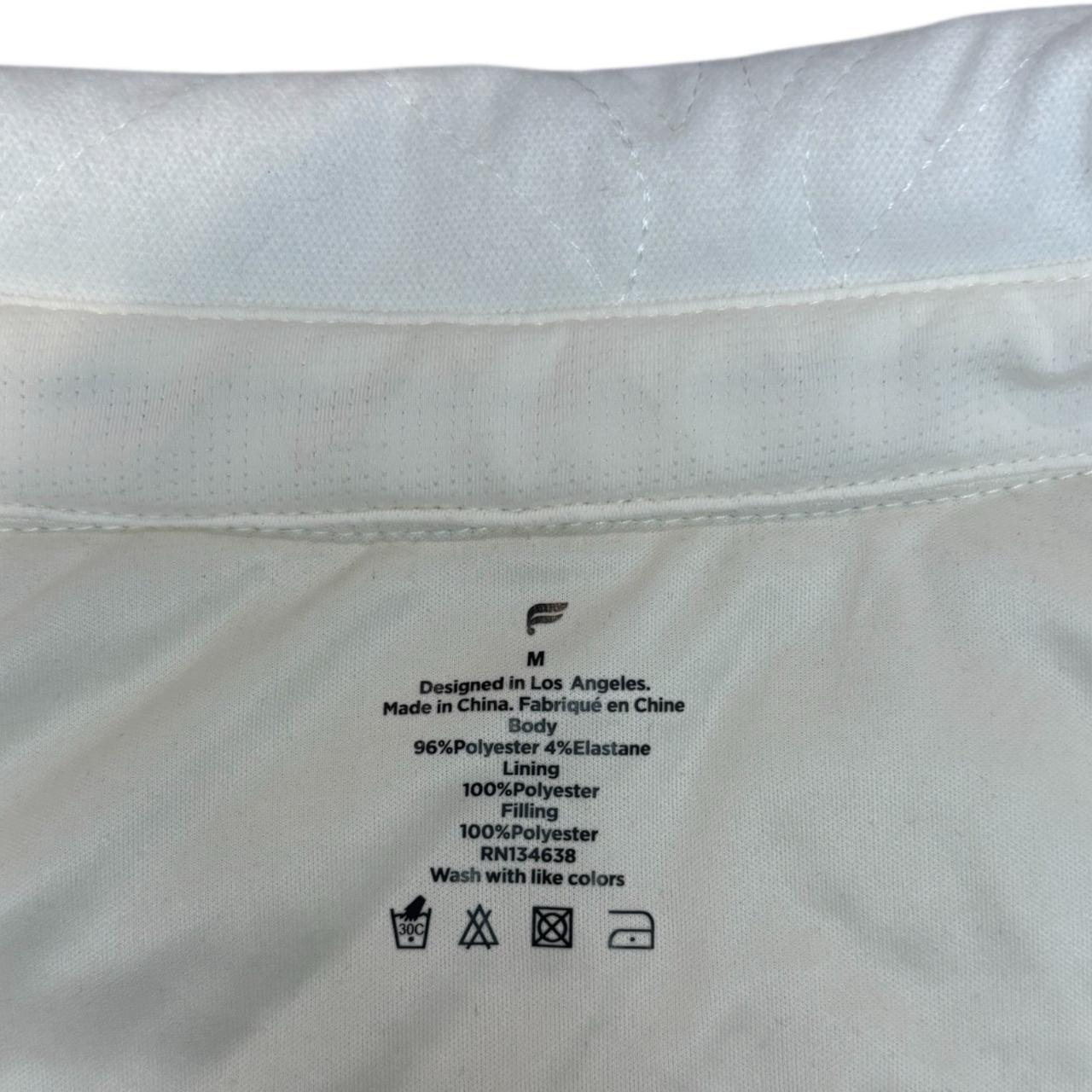 Fabletics Men's Lightweight Jacket - White/Cream … - image 5