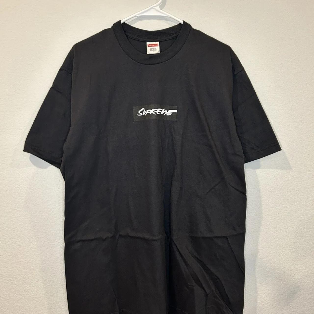 Supreme Futura Box Logo Tee Shirt Black size Large - Depop