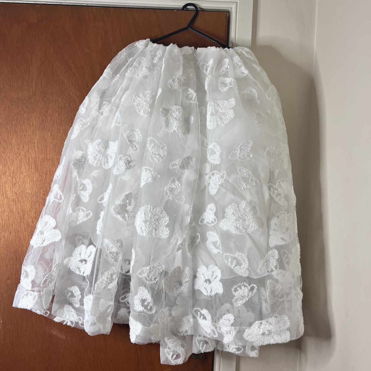 Simone Rocha x  ティンセル刺繍パフ スカート H&M x Simone Rocha Tinsel-embroidered puff | Depop
