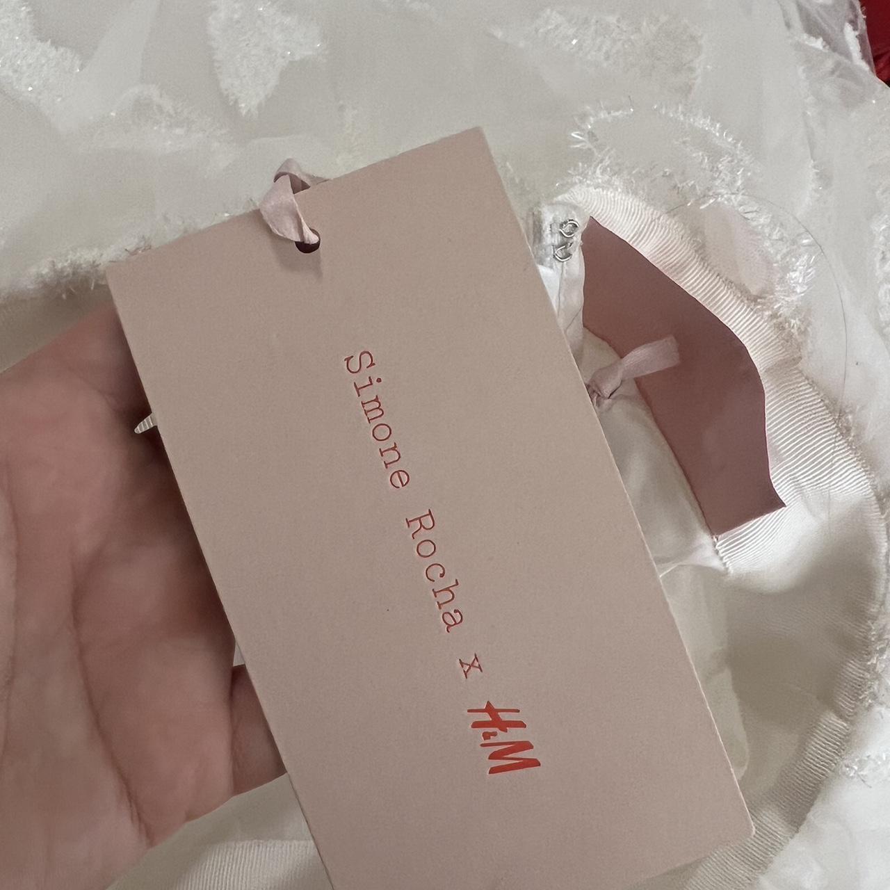 H&M x Simone Rocha Tinsel-embroidered puff | Depop