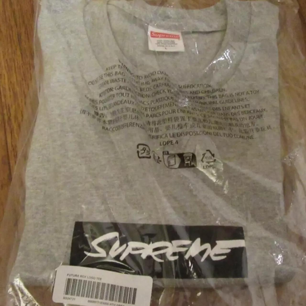 Supreme Futura Box Logo Tee T-Shirt Size Large... - Depop