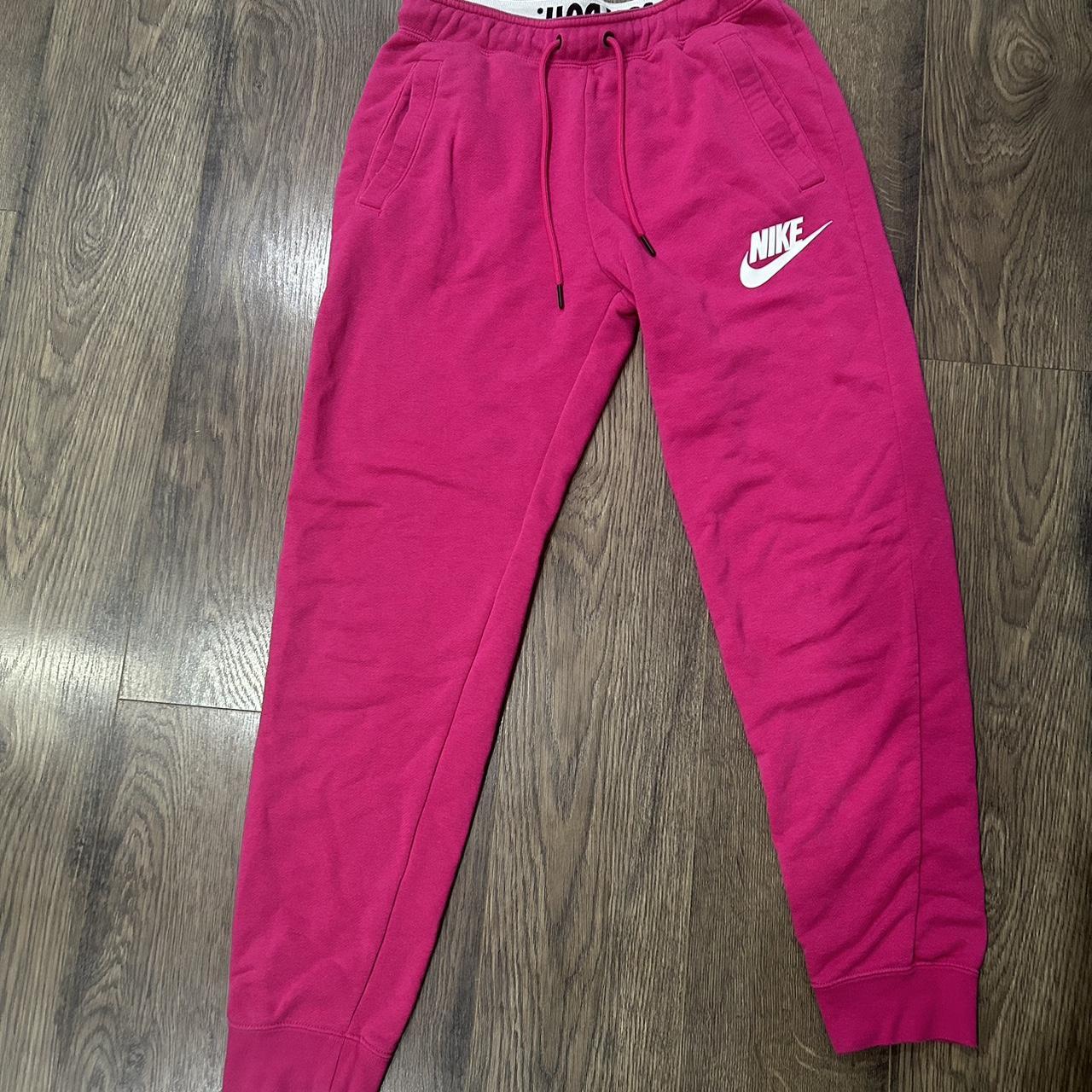 pink nike sweatpants men's