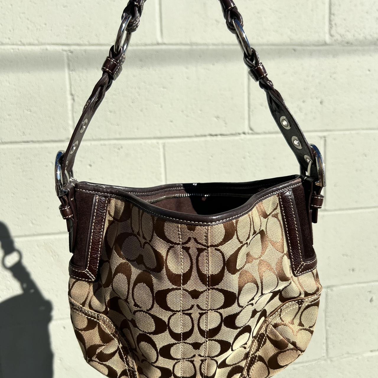 COACH 6267 monogram brown canvas w/leather trim | Depop