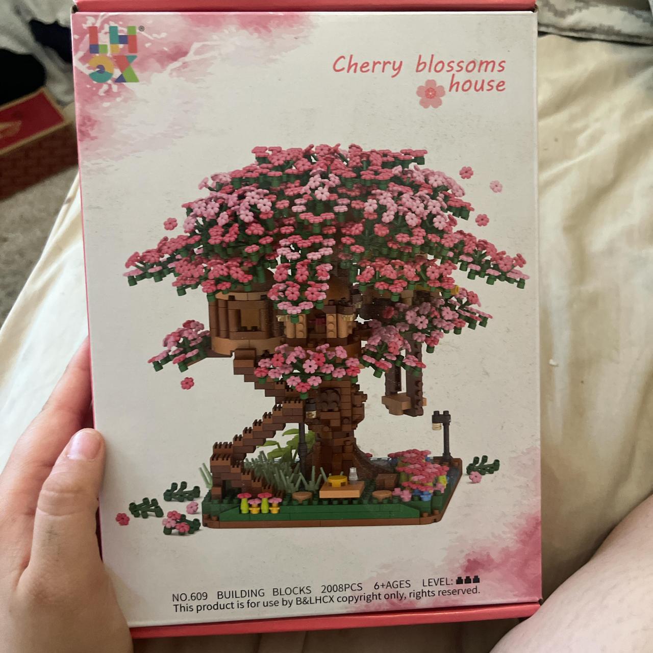 Cherry Blossoms House off brand Lego set; some parts... Depop
