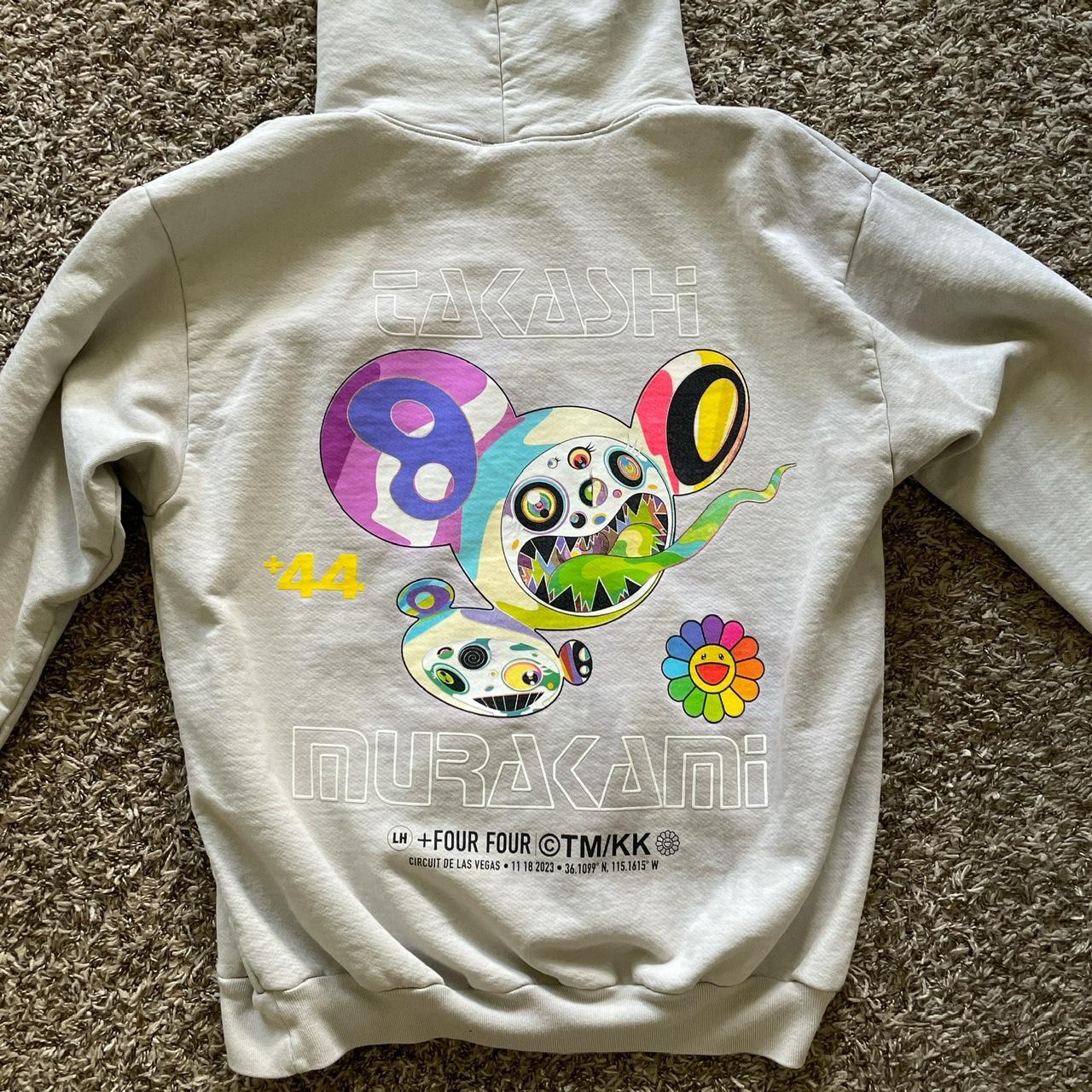 Selling Takashi Murakami +44 Mind Warp Hoodie gray | Depop Selling Takashi Murakami +44 Mind Warp Hoodie gray | Depop