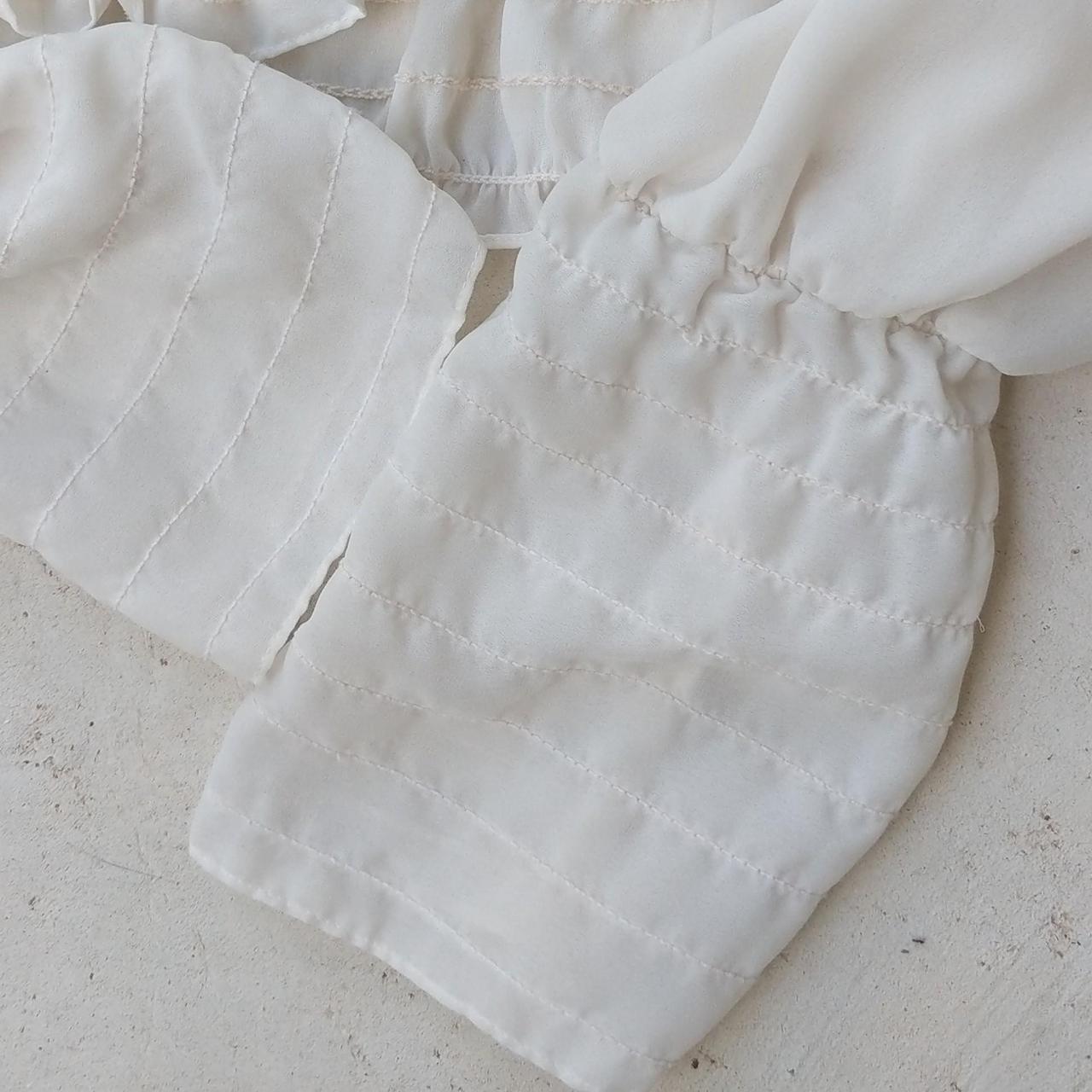 Source Unknown Women's Blouse - White/Cream - S –… - image 2