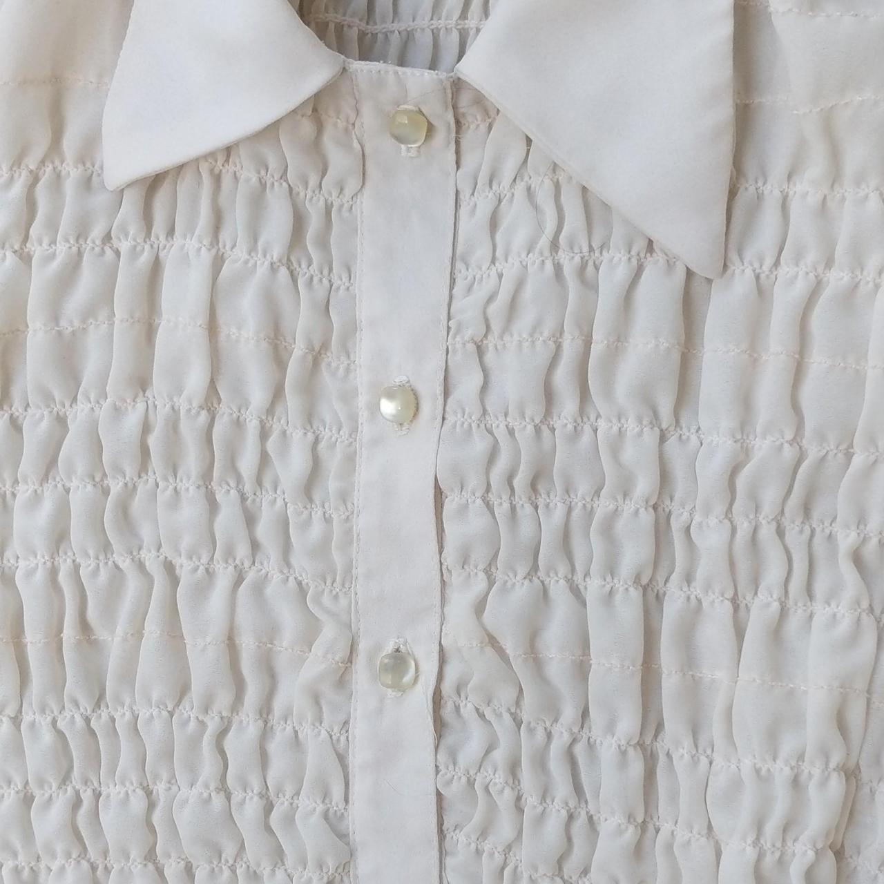 Source Unknown Women's Blouse - White/Cream - S –… - image 3