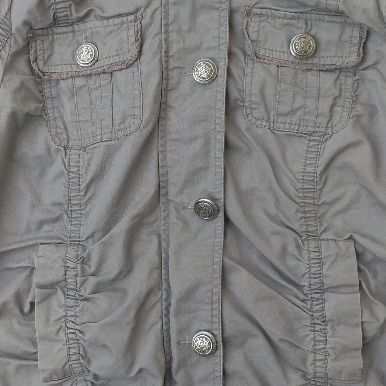 Source Unknown Women's Bomber Jacket - Grey/Brown… - image 2