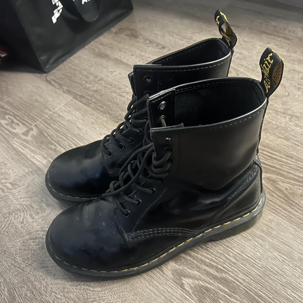 Doc martin combat boots! Size 9 Gently used in great... - Depop