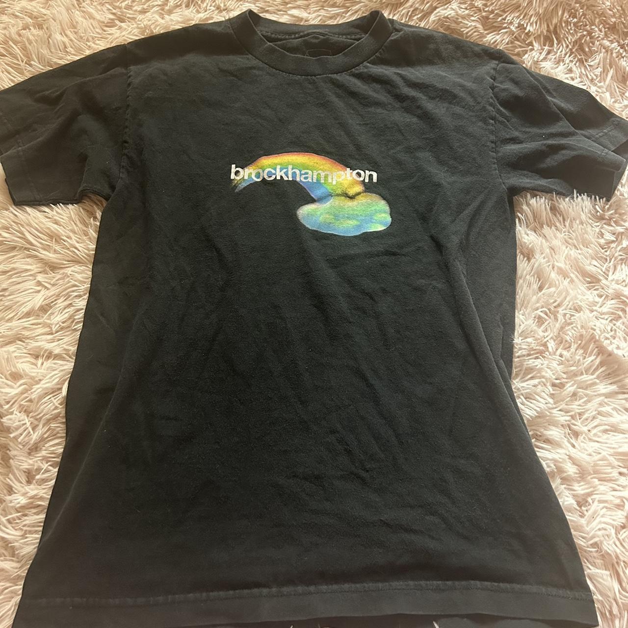 rare original brockhampton band rainbow t-shirt... - Depop