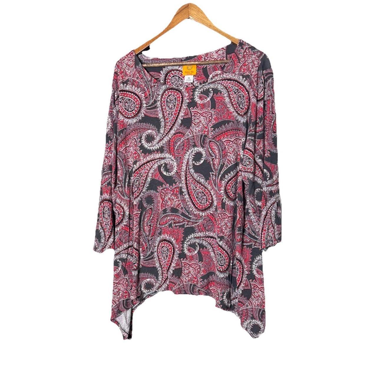 Women's Blouse - Multi - 24 – Ruby Rd Pullover Bl… - image 1