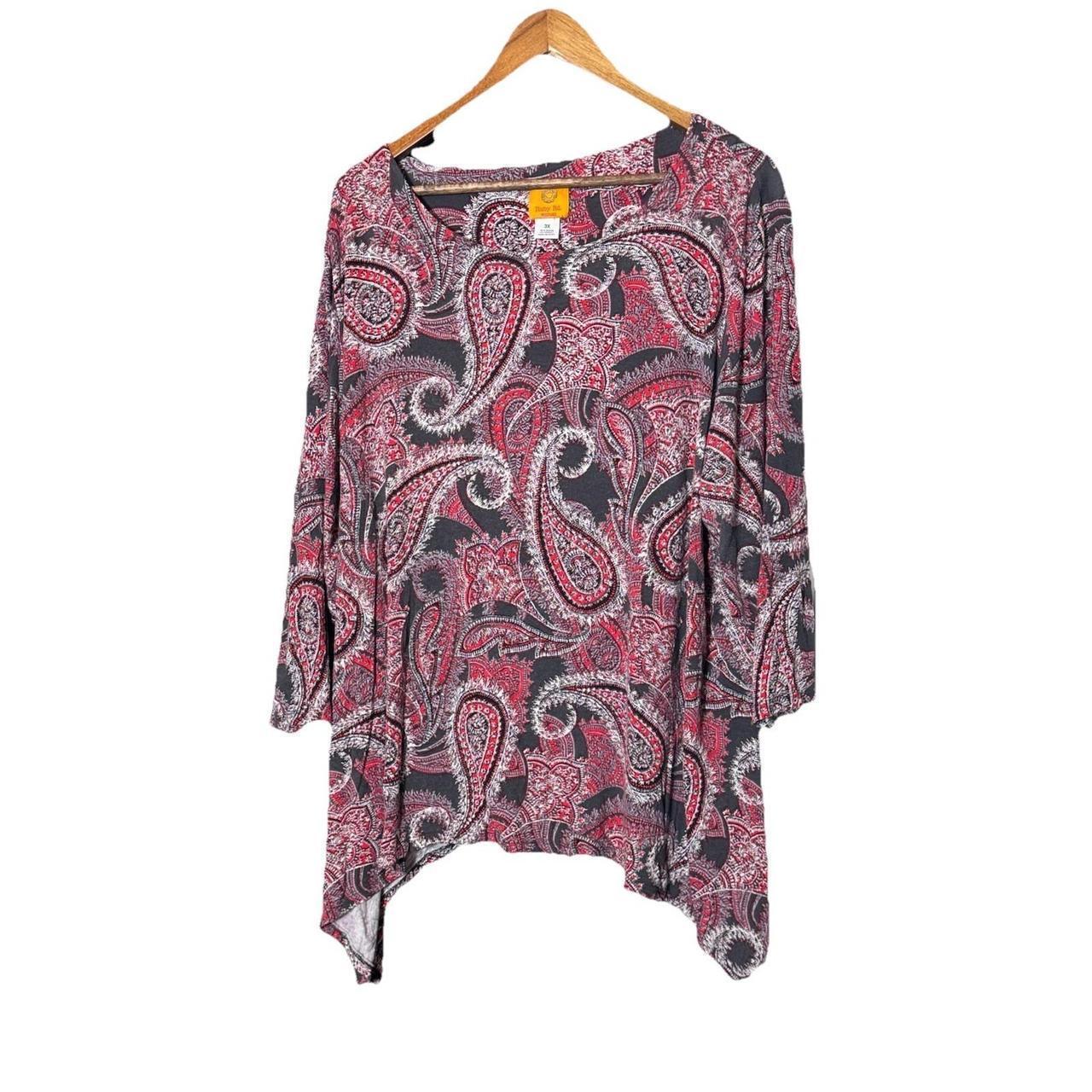 Women's Blouse - Multi - 24 – Ruby Rd Pullover Bl… - image 1