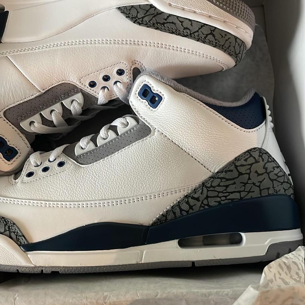 jordan 3 navy blue - Depop