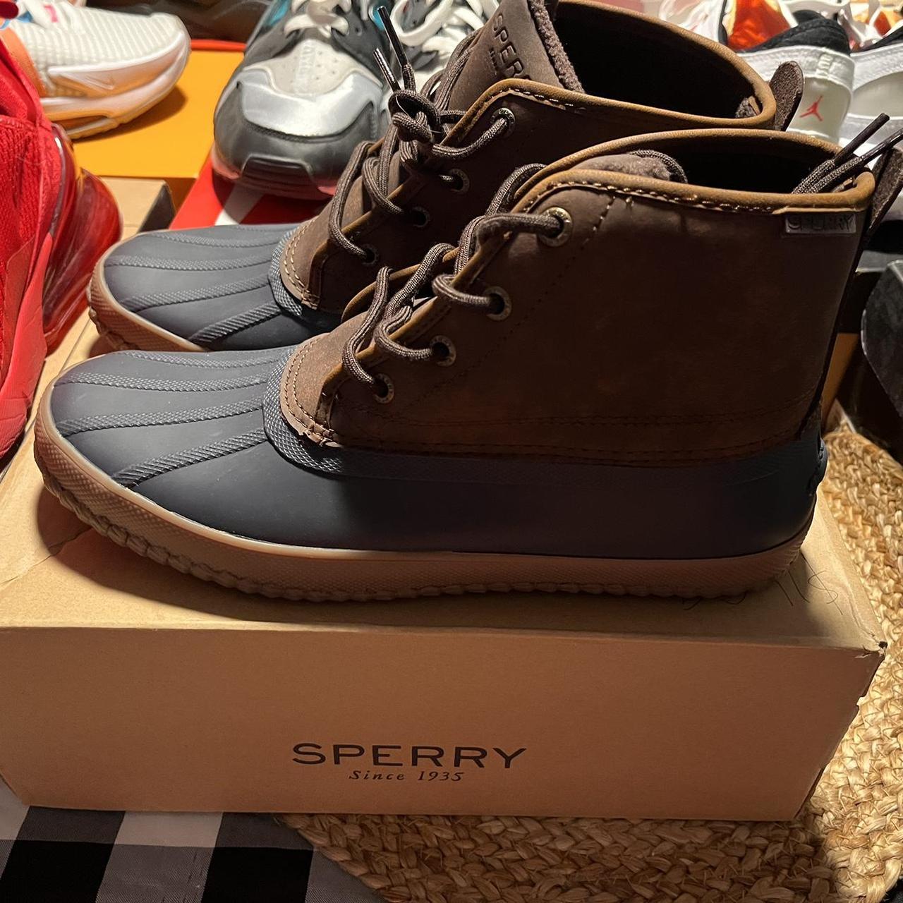 sperry rain boots men