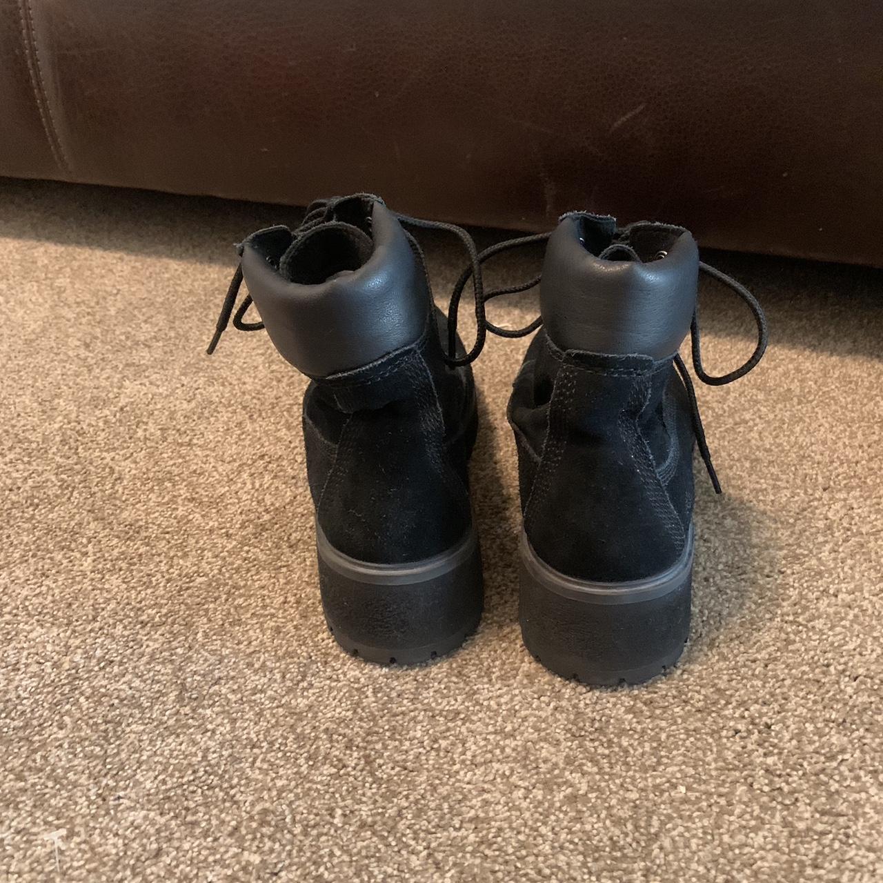 Timberland black boots boots womens 8 men’s 6 Depop