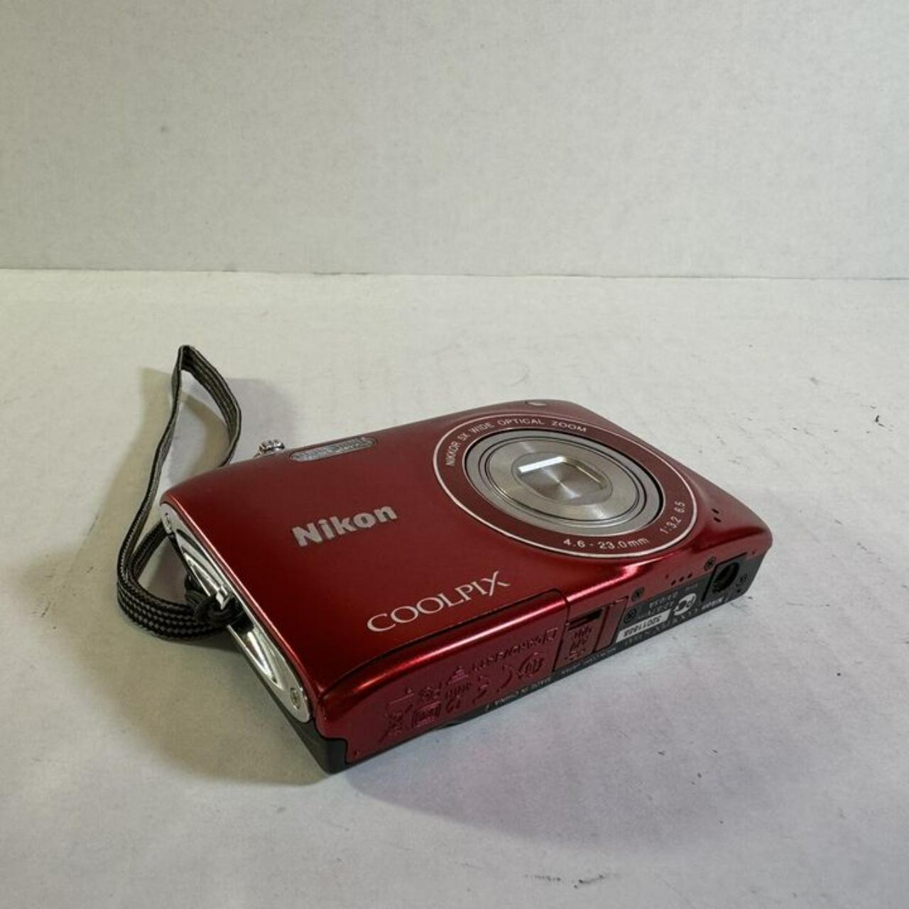 Nikon COOLPIX S8200 Digital Camera 16.1MP 14x Zoom Red | Depop