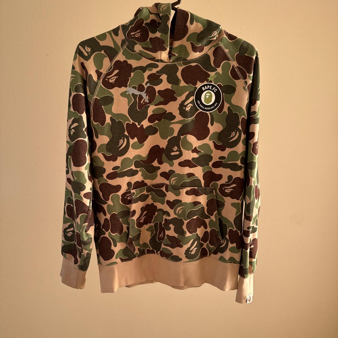 BAPE X Puma ABC Camo Pullover Hoodie A Bathing Ape. Depop