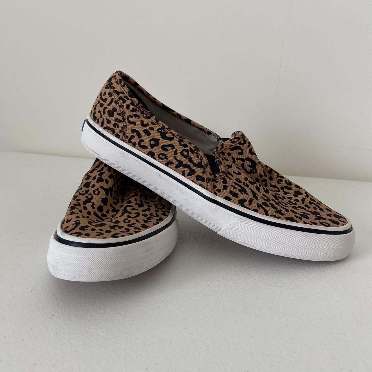 Women s Keds shoes. Shoes are leopard print. Depop