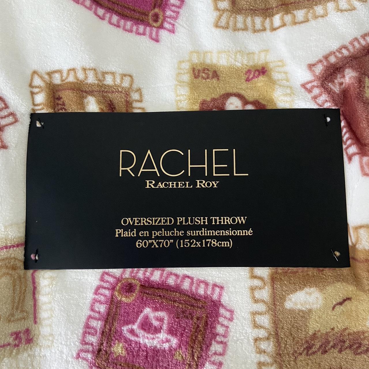 Rachel Roy Grey dot factory blanket !