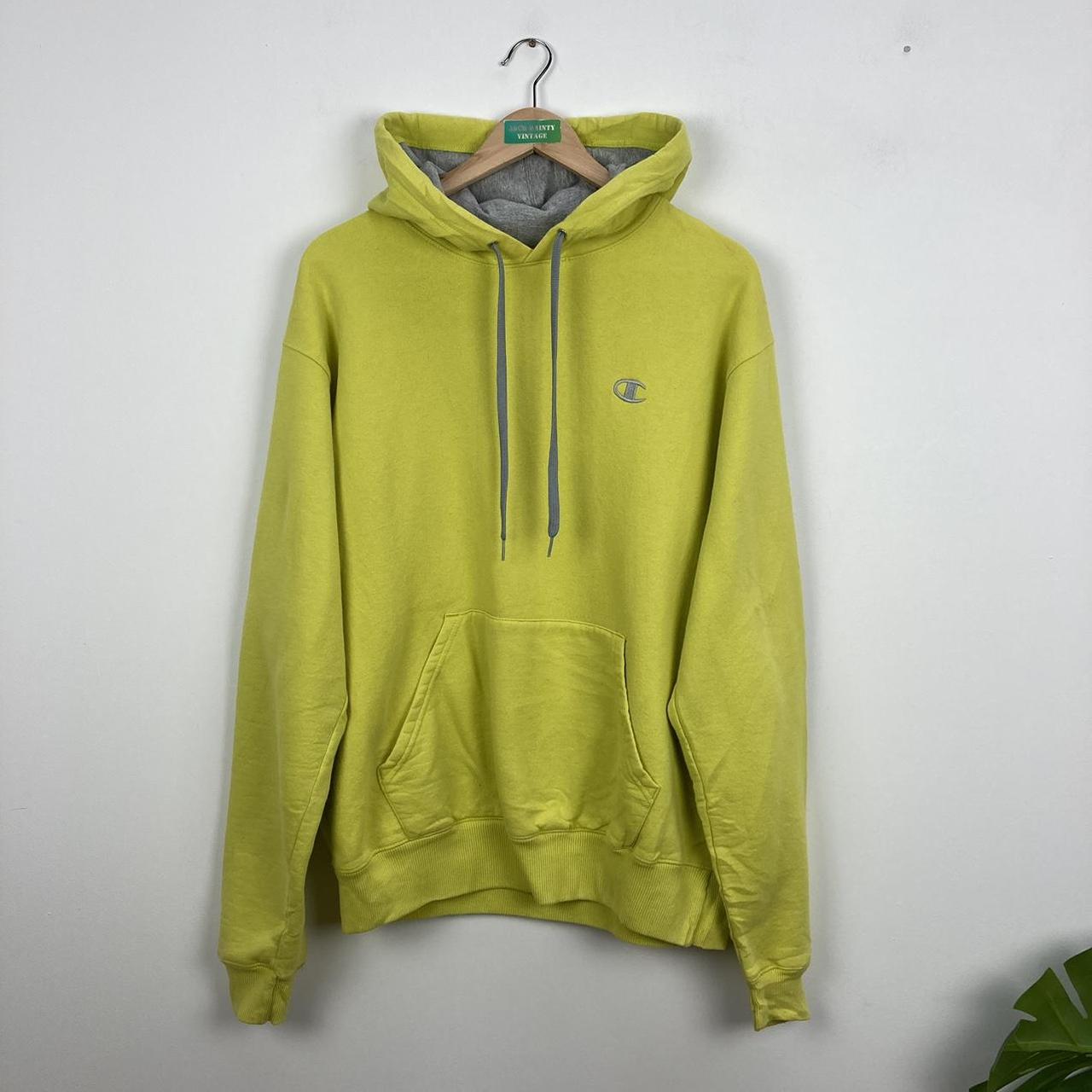 Yellow vintage champion hoodie No offers please