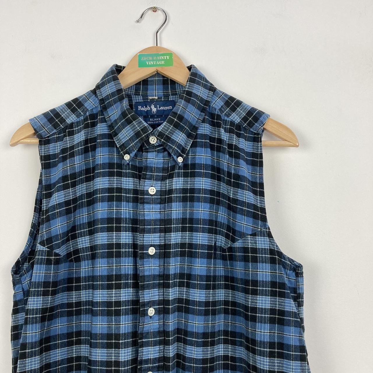 Vintage Ralph Lauren plaid shirt dress No offers... Depop