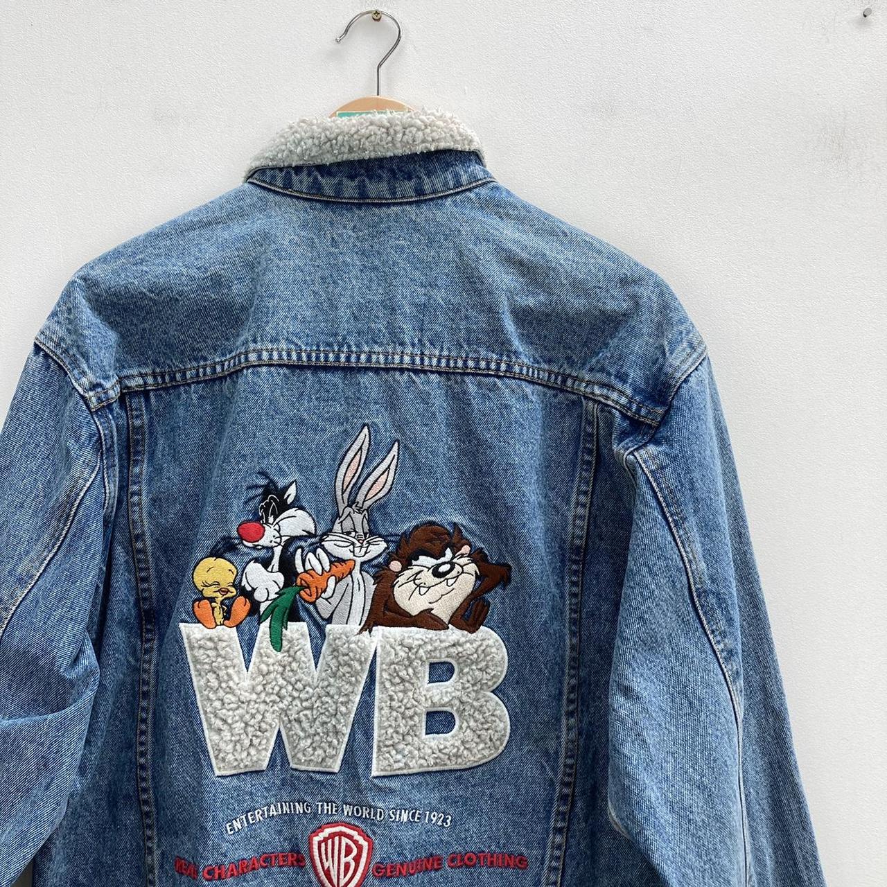 Clothing Looney Tunes Denim Jacket Vintage Vintage Warner Bros