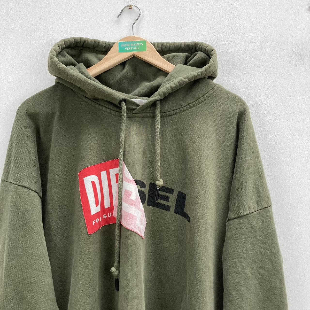 Vintage khaki green Diesel hoodie No offers please Depop