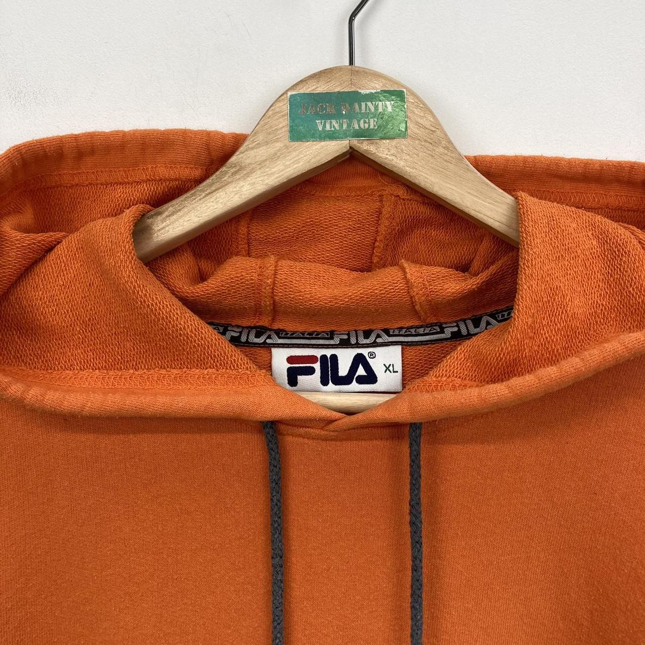 Fila top orange sweatshirt