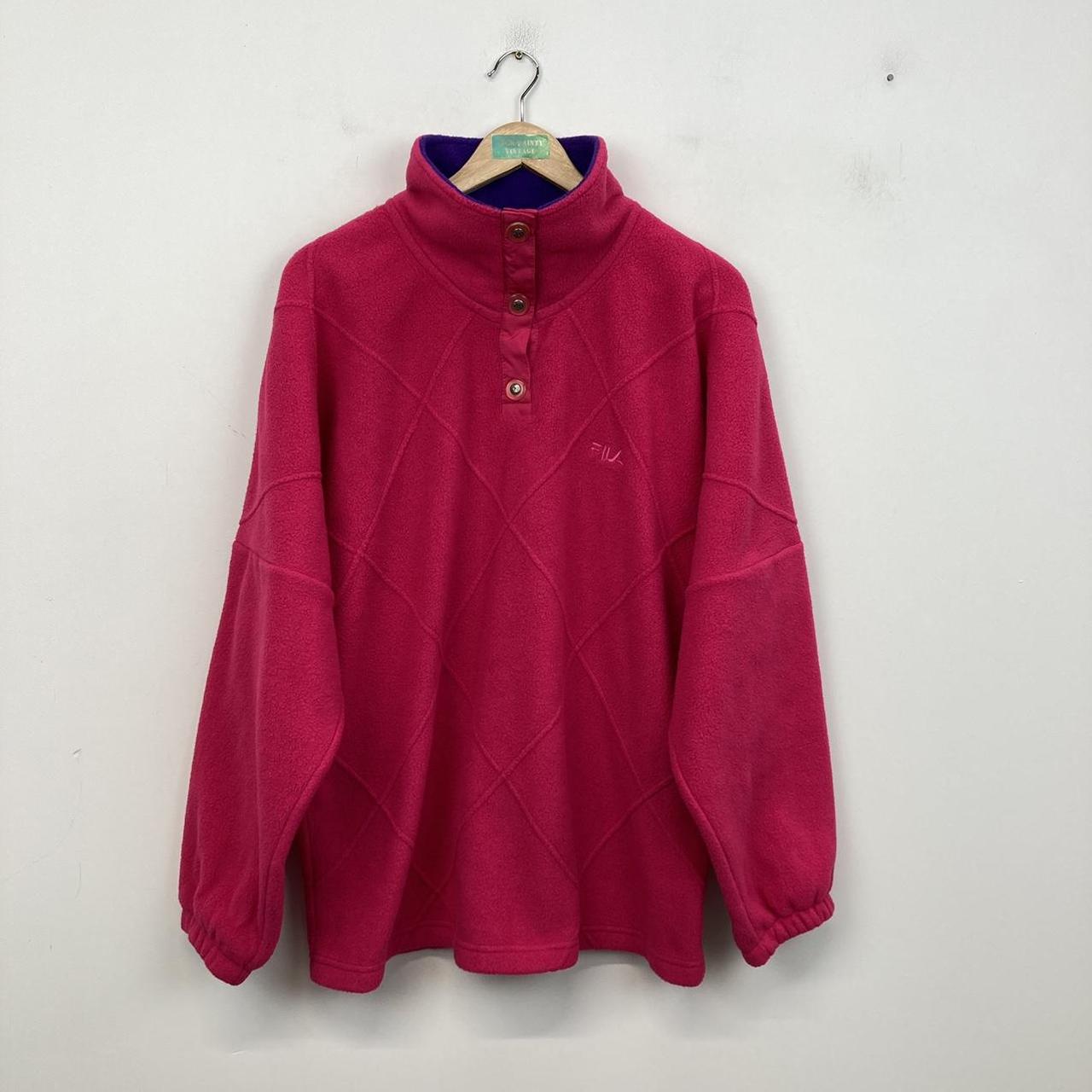 Pink fila sweater online