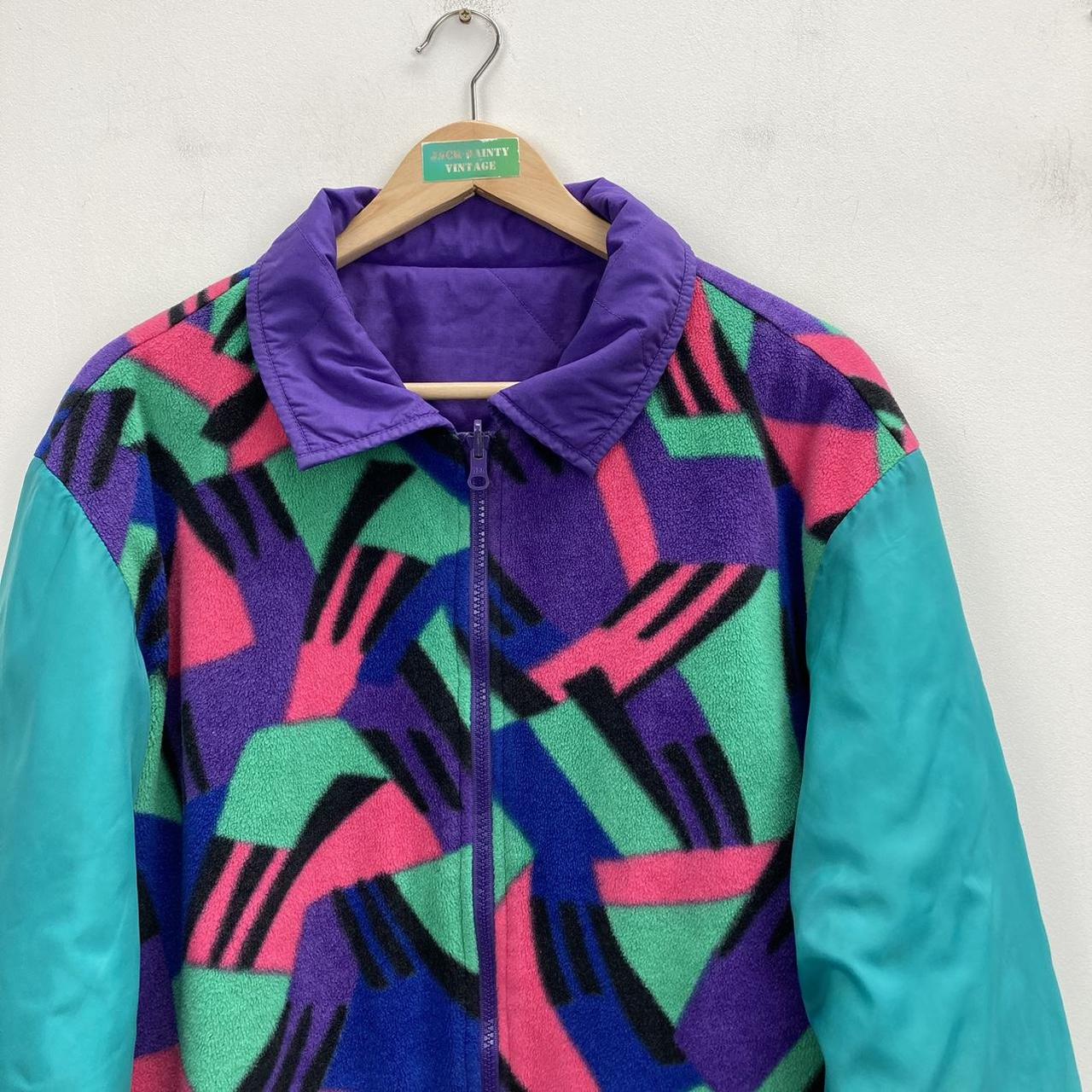Vintage Fila Magic Line crazy patterned reversible | Depop