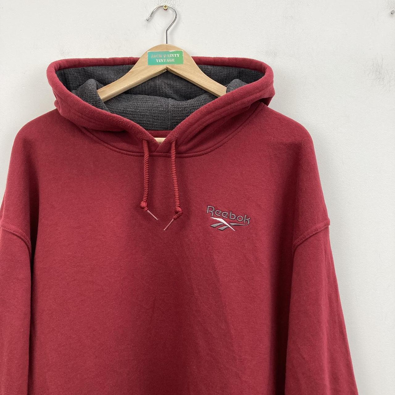 Burgundy reebok hoodie best sale