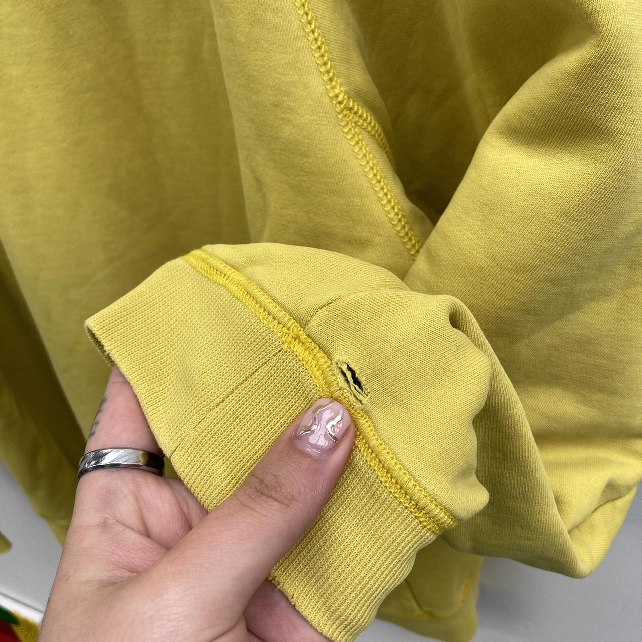 Vintage 90s yellow Adidas sweatshirt NO offers | Depop