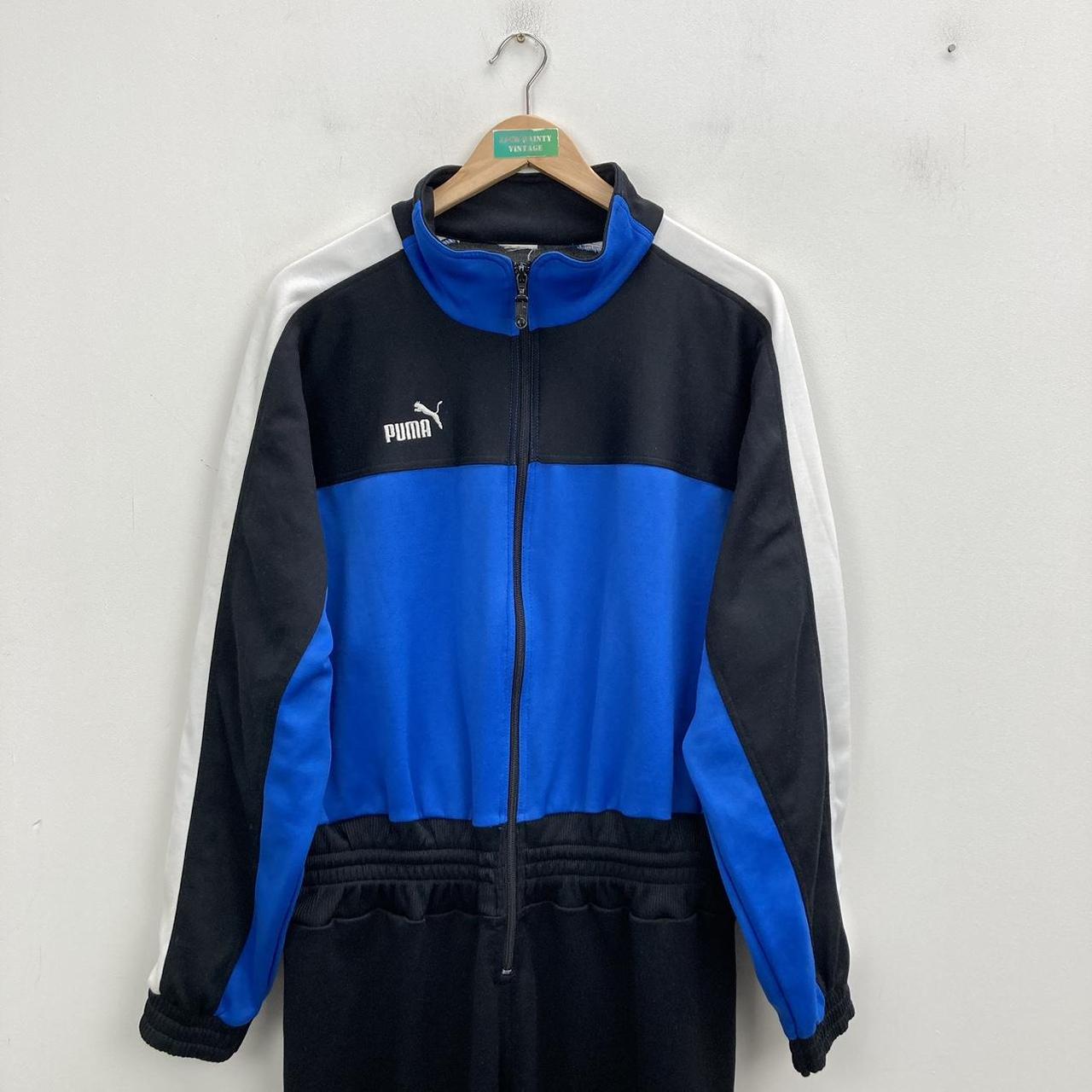 トップス PUMA Vintage Tracksuit jacket 00s Vintage Puma Tracksuit Jacket Retro Jersey Zip-up Logo Zip