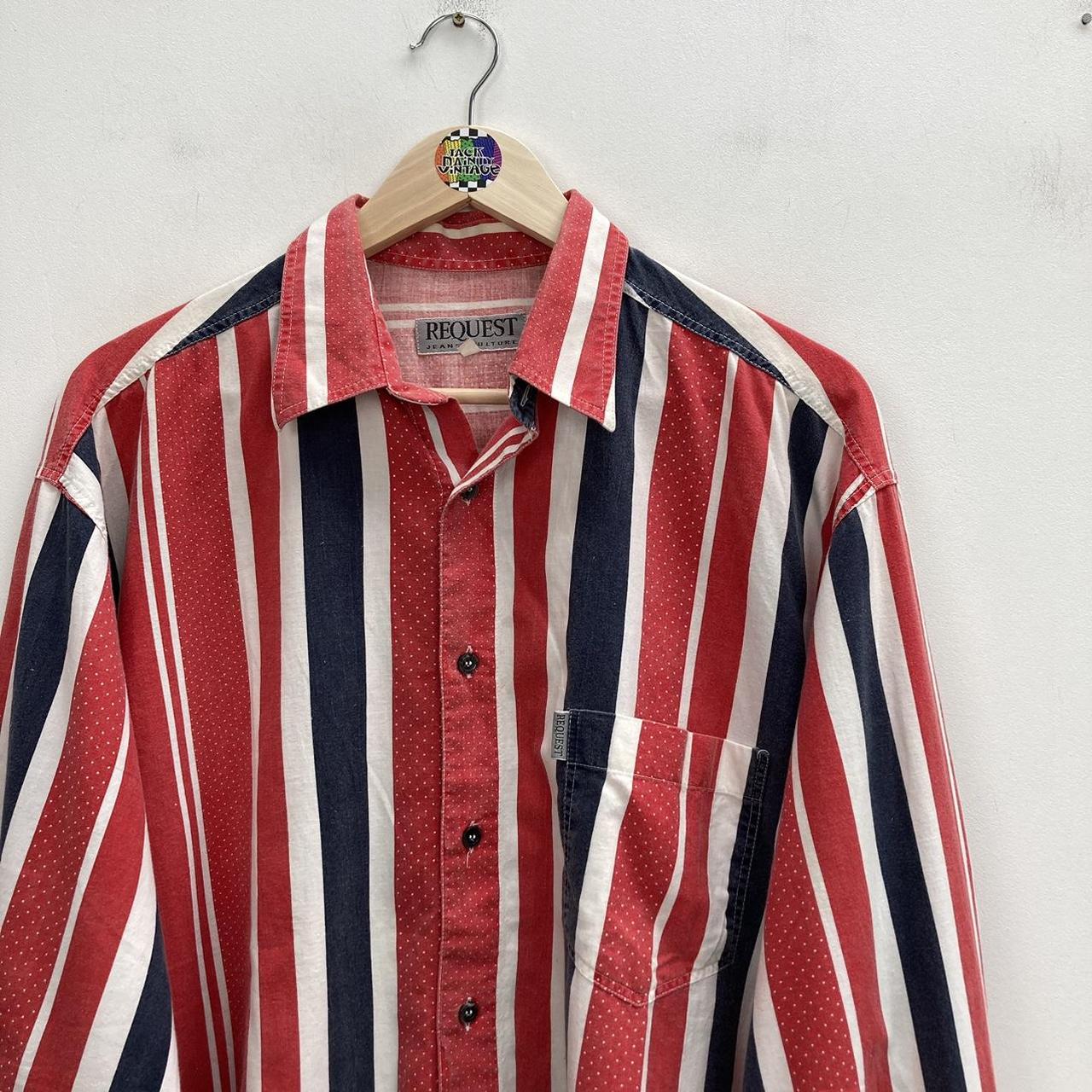Striped Surf Skate T-Shirt Prides Landing Large VTG 90s