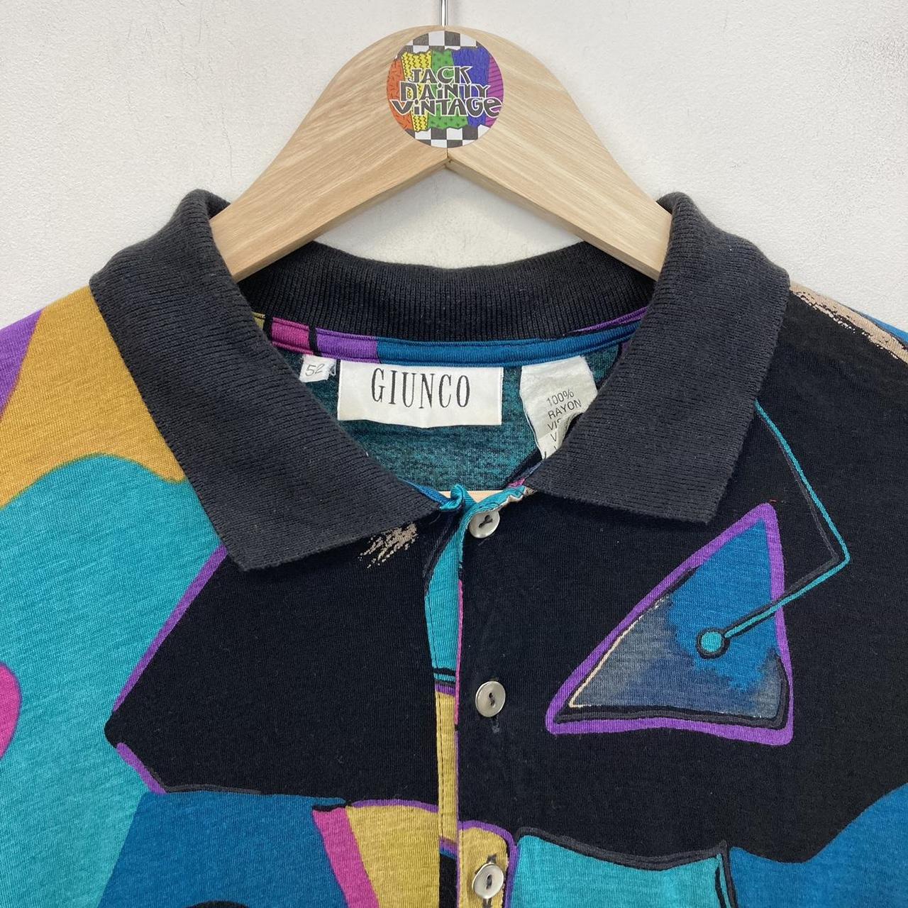 Vintage 90s Disney Tower of Terror Twilight Zone Logo Polo