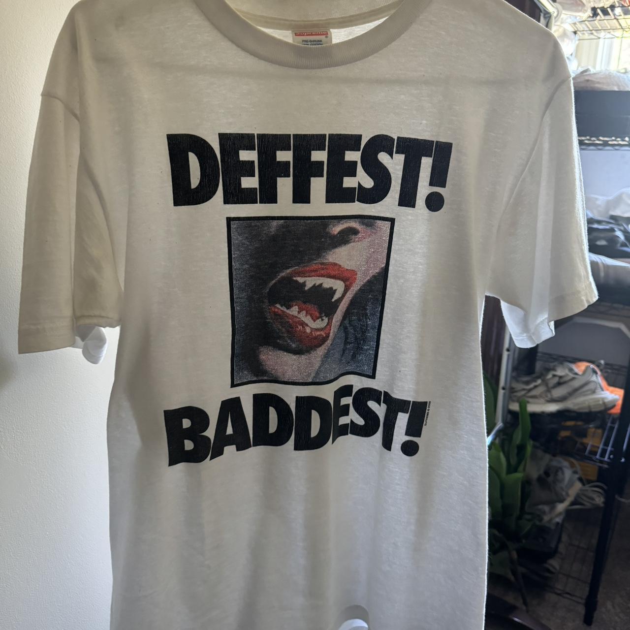 2009 Supreme Deffest! Baddest! Tee White , Size-...