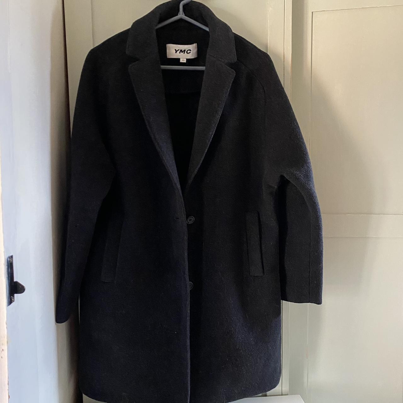 YMC dark grey wool coat, 80 wool, size XS but... Depop